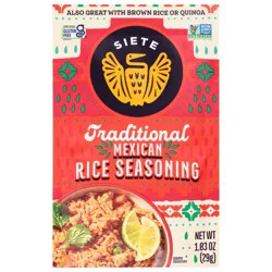 Siete Traditional Mexican Rice Seasoning 1.03 Ounces