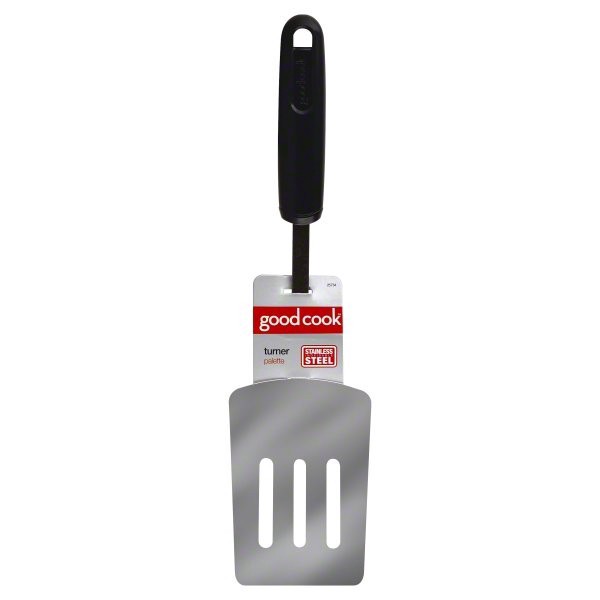 slide 1 of 3, Good Cook Classic Chrome Pancake Turner, 1 ct