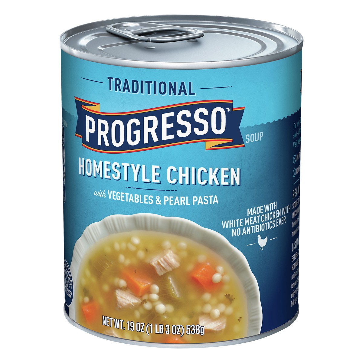 slide 4 of 9, Progresso Traditional, Chicken with Vegetables & Pastina Pasta Canned Soup, 19 oz., 19 oz