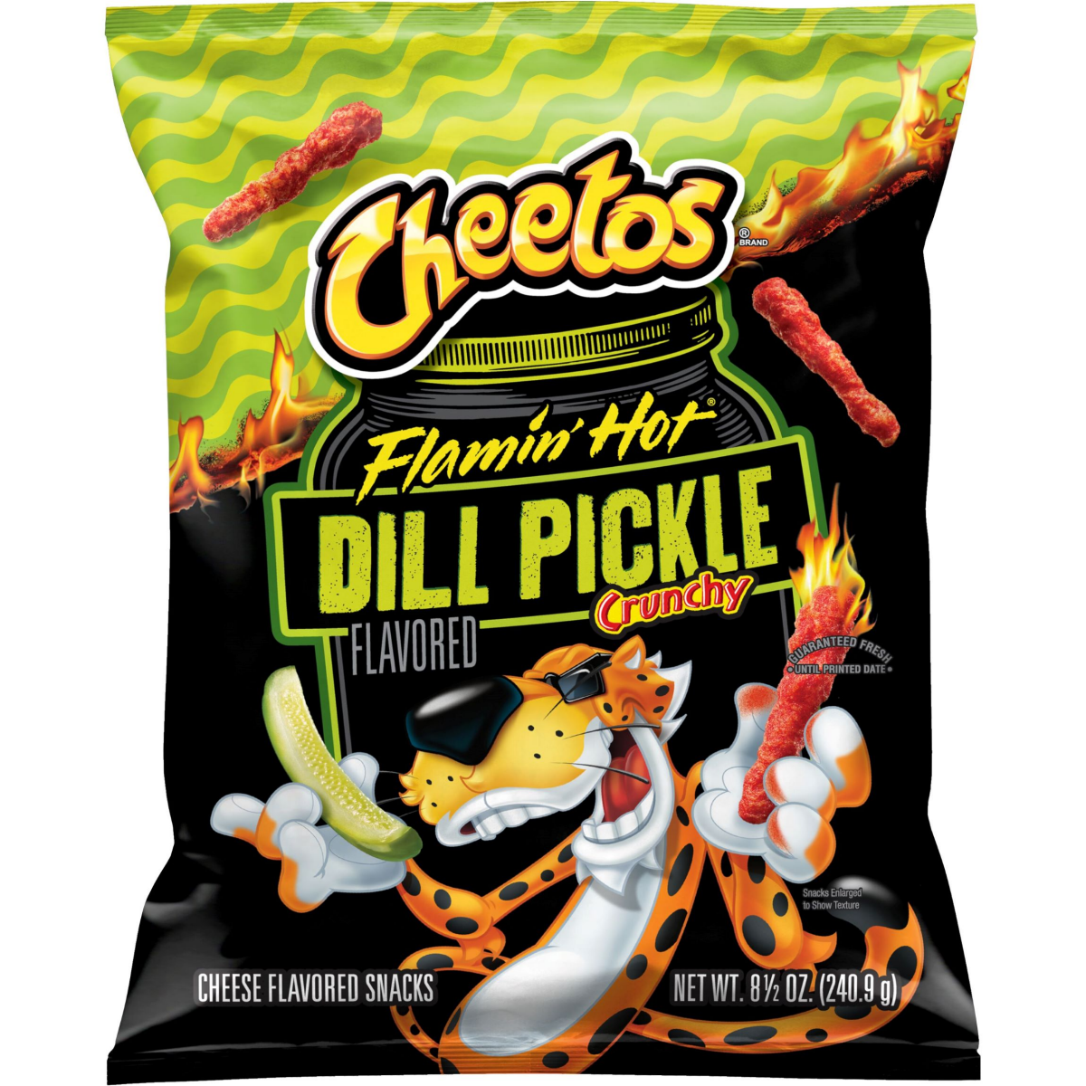 slide 1 of 13, Cheetos Flamin Hot Dill Pickle 8.5oz - 8.5 OZ, 8.5 oz