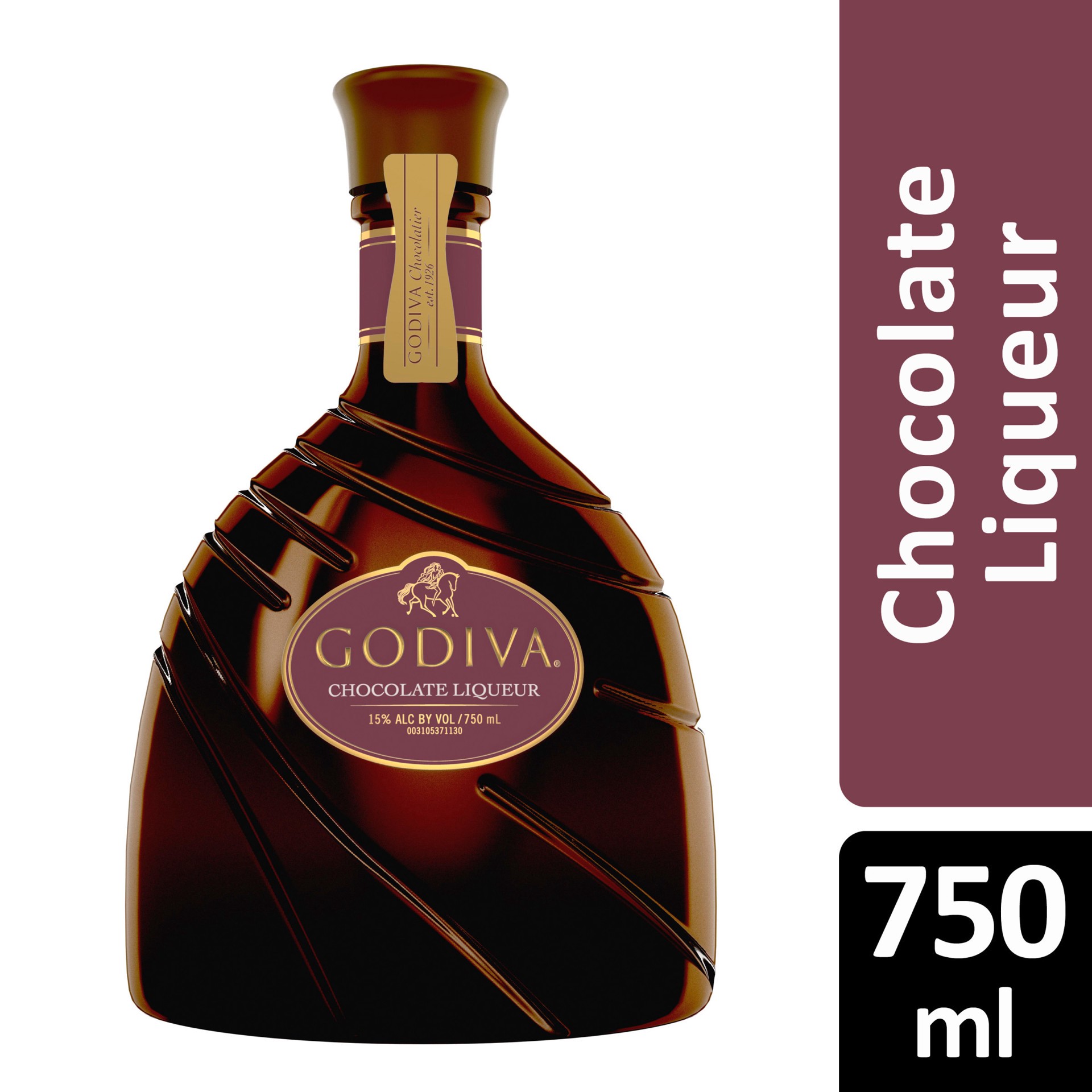 slide 10 of 10, Godiva Chocolate Cordial Liqueur, 750 ml