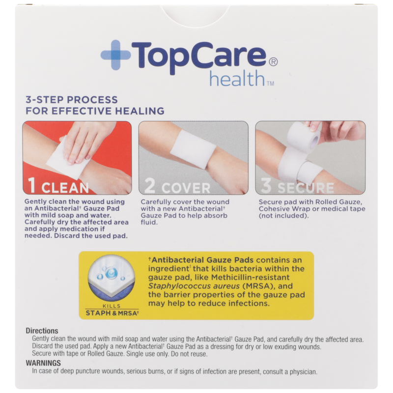 slide 4 of 4, Tc Gauze Antib Pads, 10 ct
