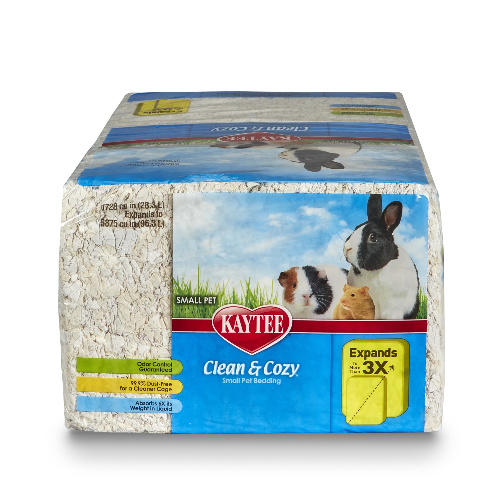 slide 6 of 9, Kaytee Pet Specialty Kaytee Clean & Cozy White Small Animal Pet Bedding 85 Liters, 1 ct