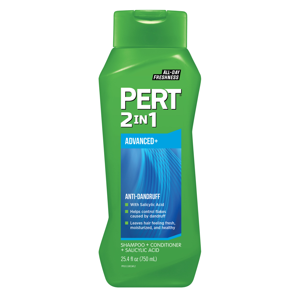 slide 1 of 5, Pert Plus 2-in-1 Anti Dandruff Shampoo & Conditioner, 25.4 oz