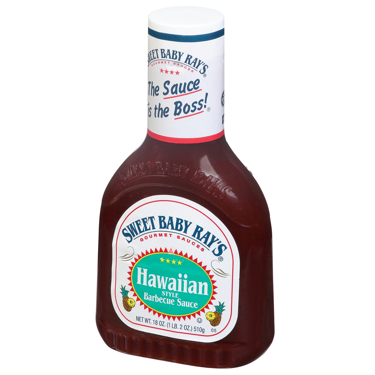 slide 3 of 9, Sweet Baby Ray's Hawaiian Barbeque Sauce, 18 oz