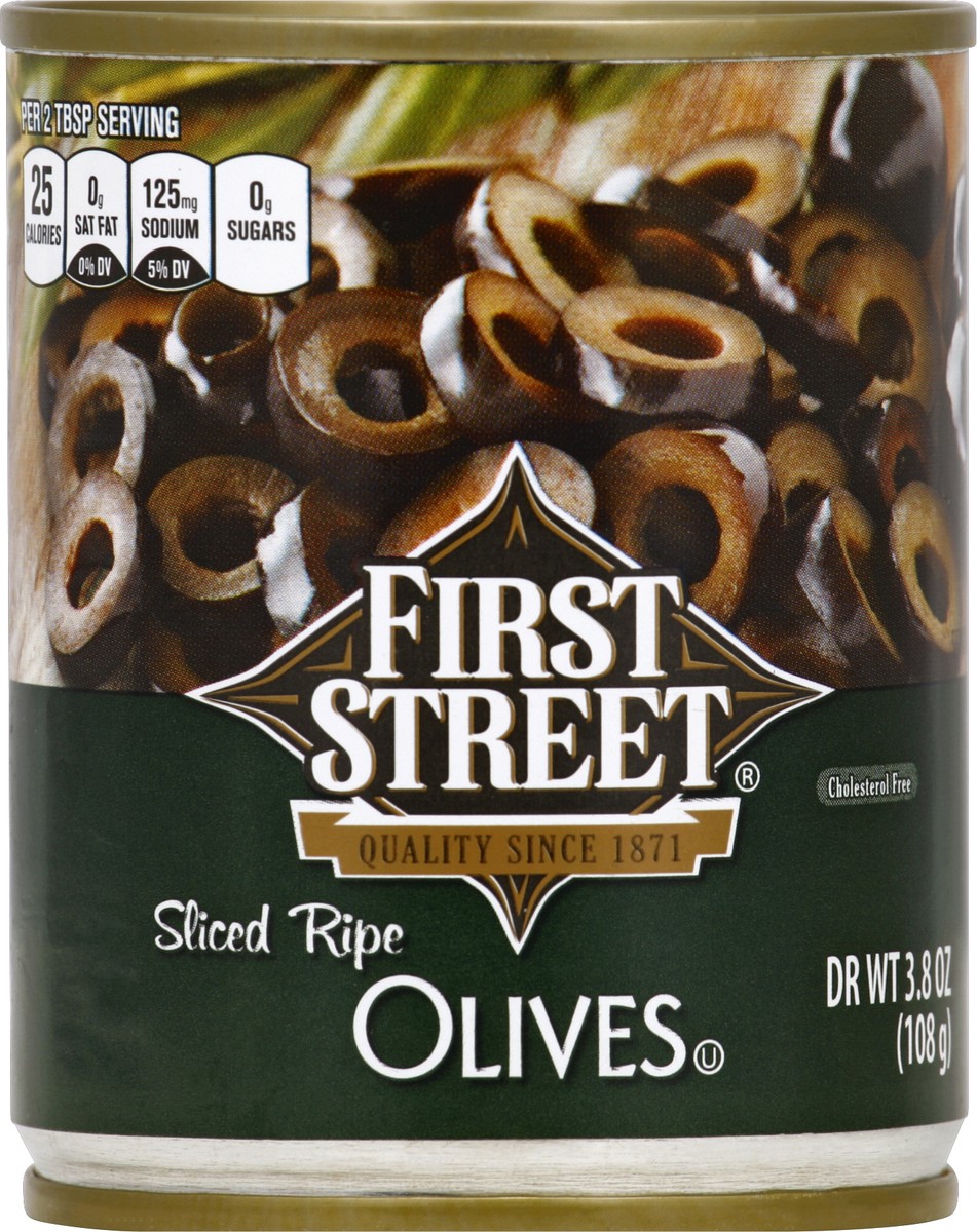 slide 4 of 6, First Street Sliced Ripe Olives - 3.8 oz, 3.8 oz