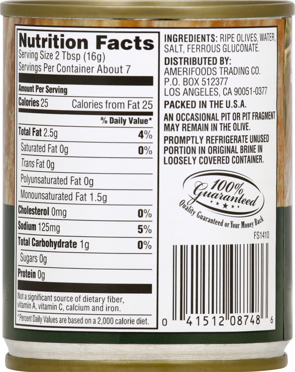 slide 3 of 6, First Street Sliced Ripe Olives - 3.8 oz, 3.8 oz