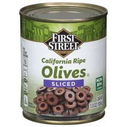 First Street Sliced Ripe Olives - 3.8 oz