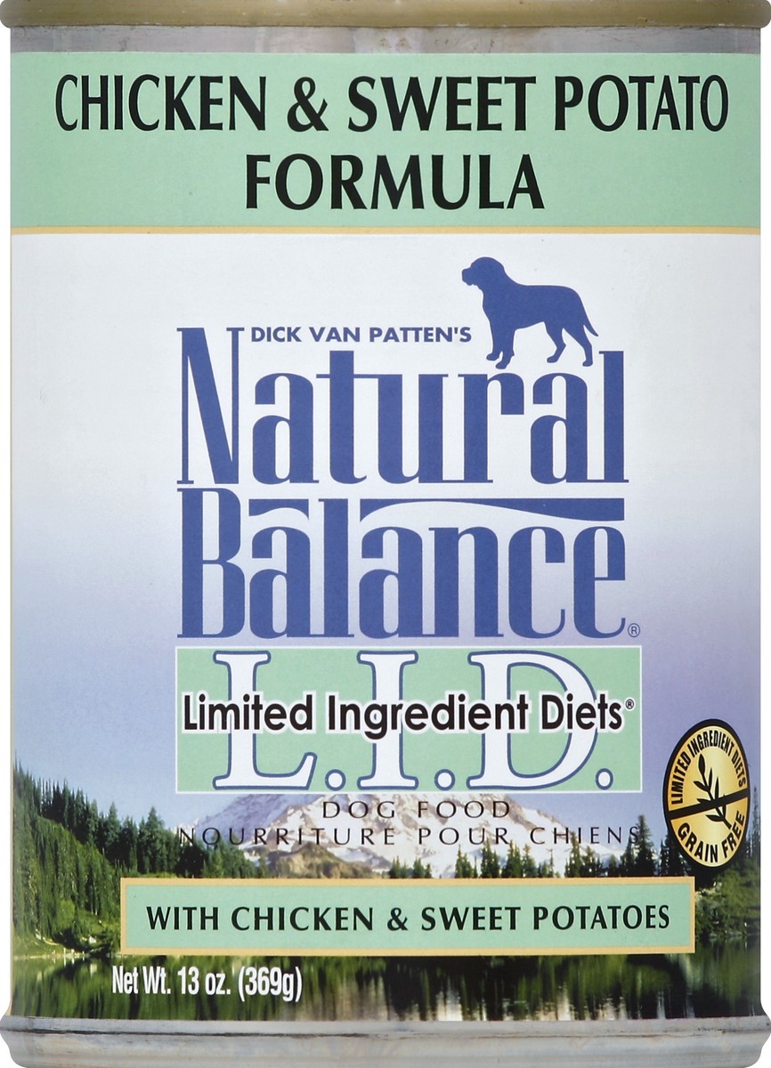 slide 5 of 6, Natural Balance L.I.D. Chicken & Sweet Potato Formula Canned Dog Food, 13 oz