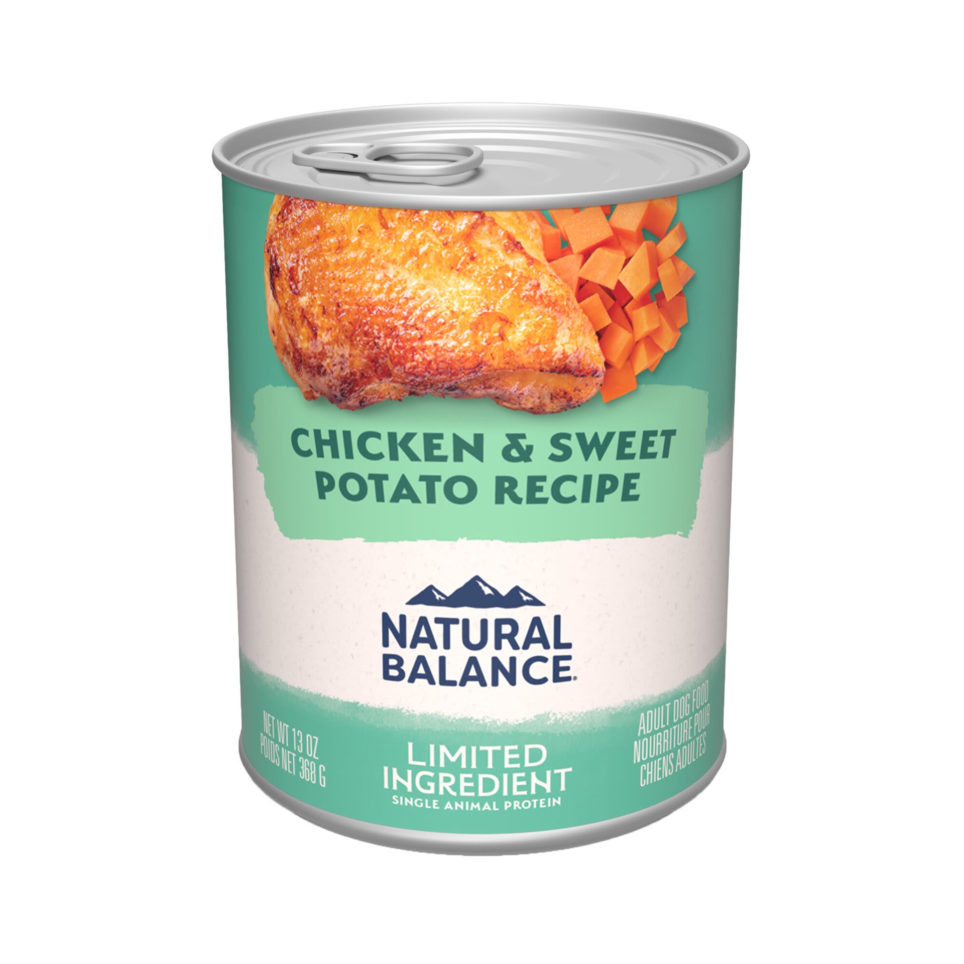 slide 1 of 6, Natural Balance L.I.D. Chicken & Sweet Potato Formula Canned Dog Food, 13 oz