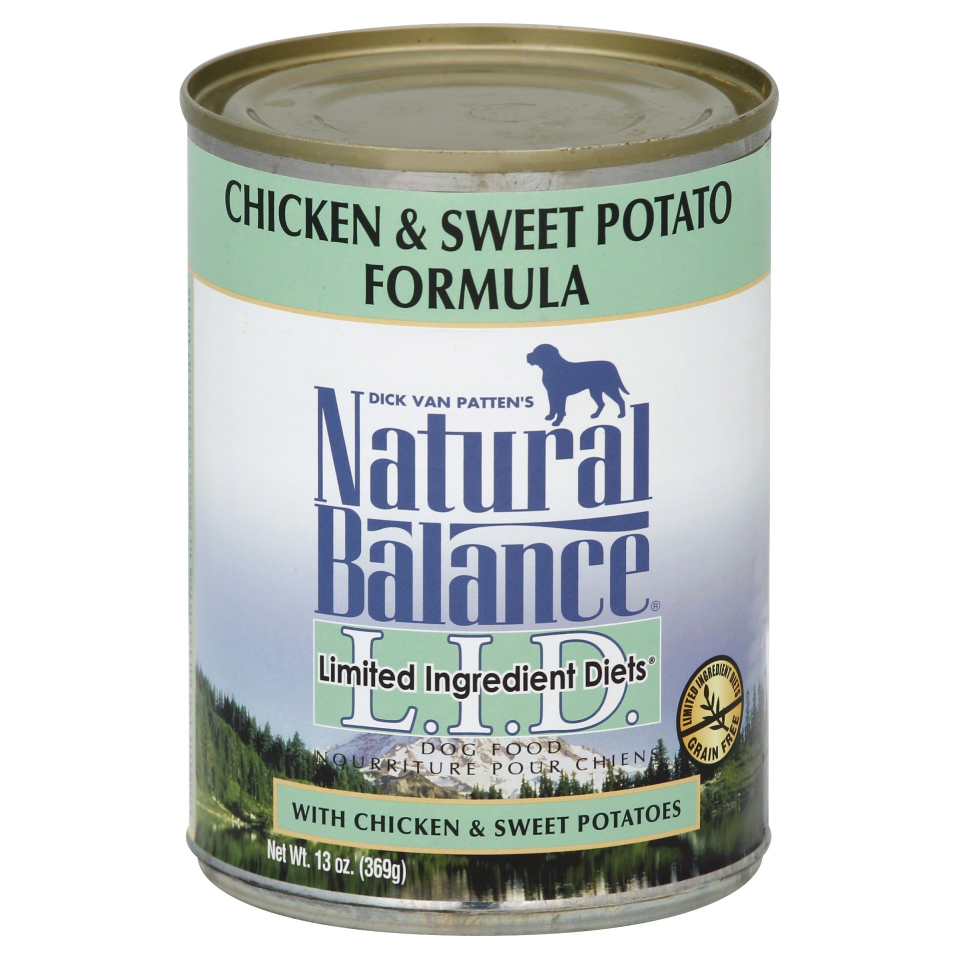 slide 1 of 6, Natural Balance L.I.D. Chicken & Sweet Potato Formula Canned Dog Food, 13 oz