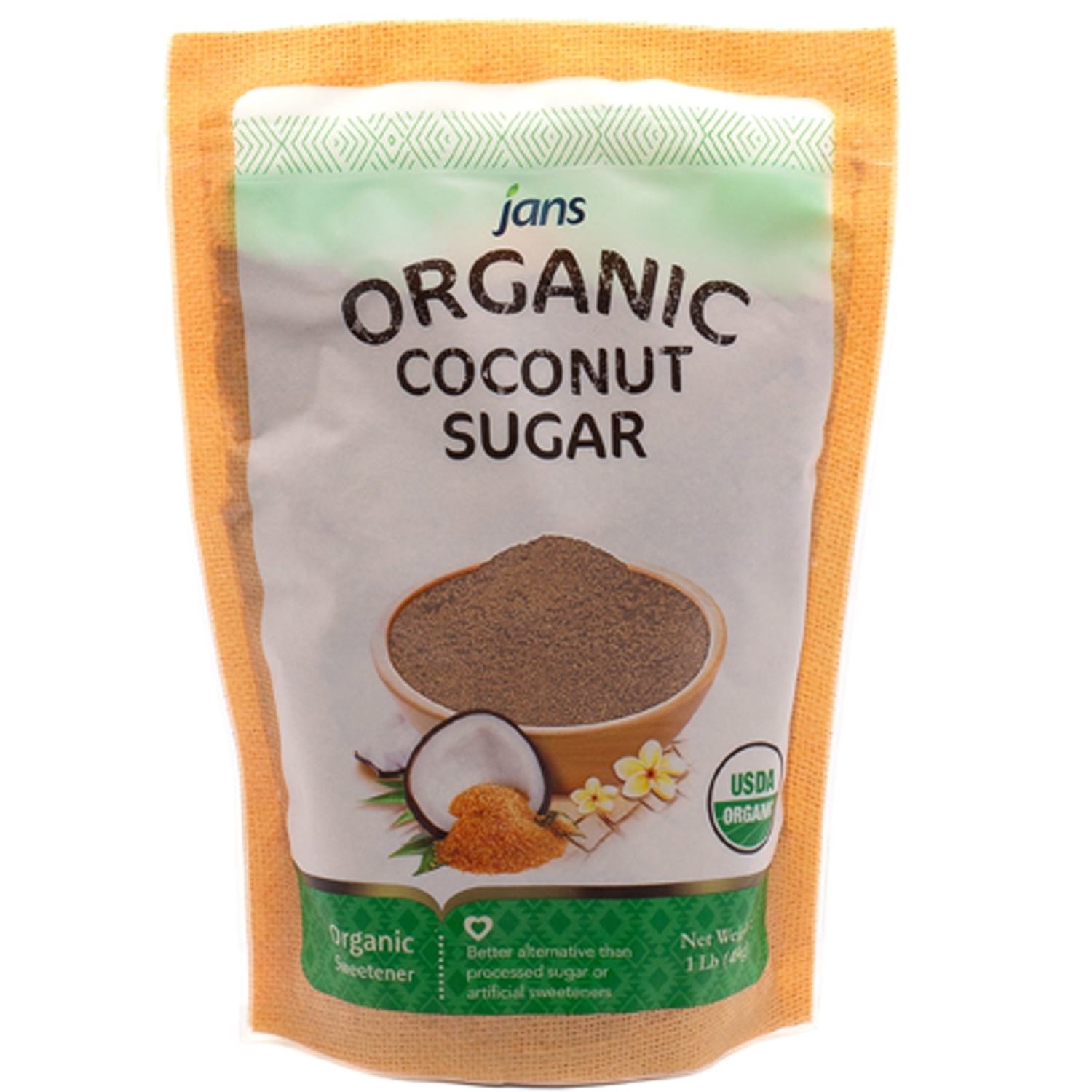 slide 1 of 1, Jans Organic Coconut Sugar, 1 ct