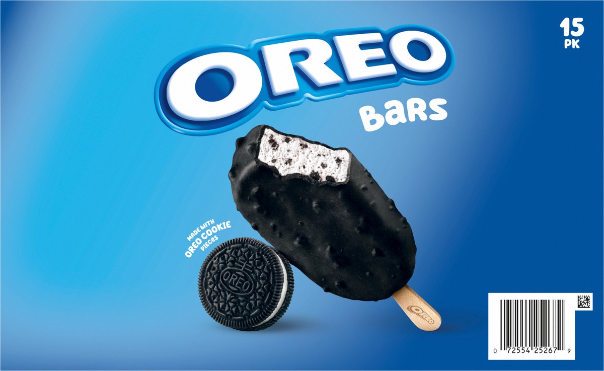 slide 7 of 9, Oreo Frozen Dairy Dessert Bars 15 ea, 15 ct
