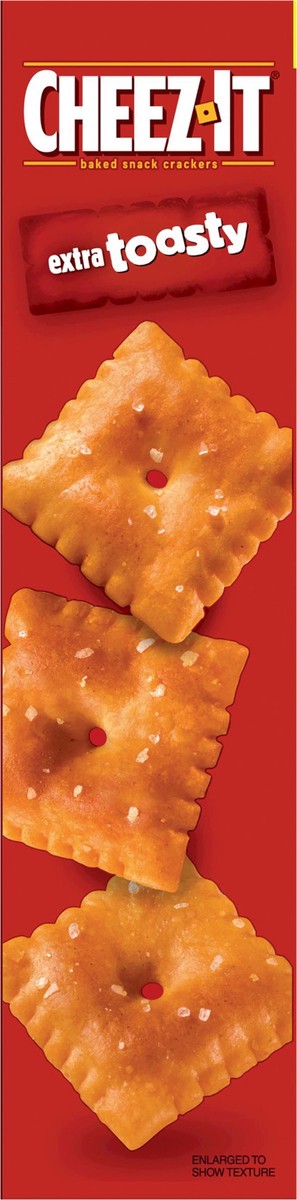 slide 14 of 14, Cheez-It Cheese Crackers, Baked Snack Crackers, Office and Kids Snacks, Extra Toasty, 7oz Box, 1 Box, 7 oz