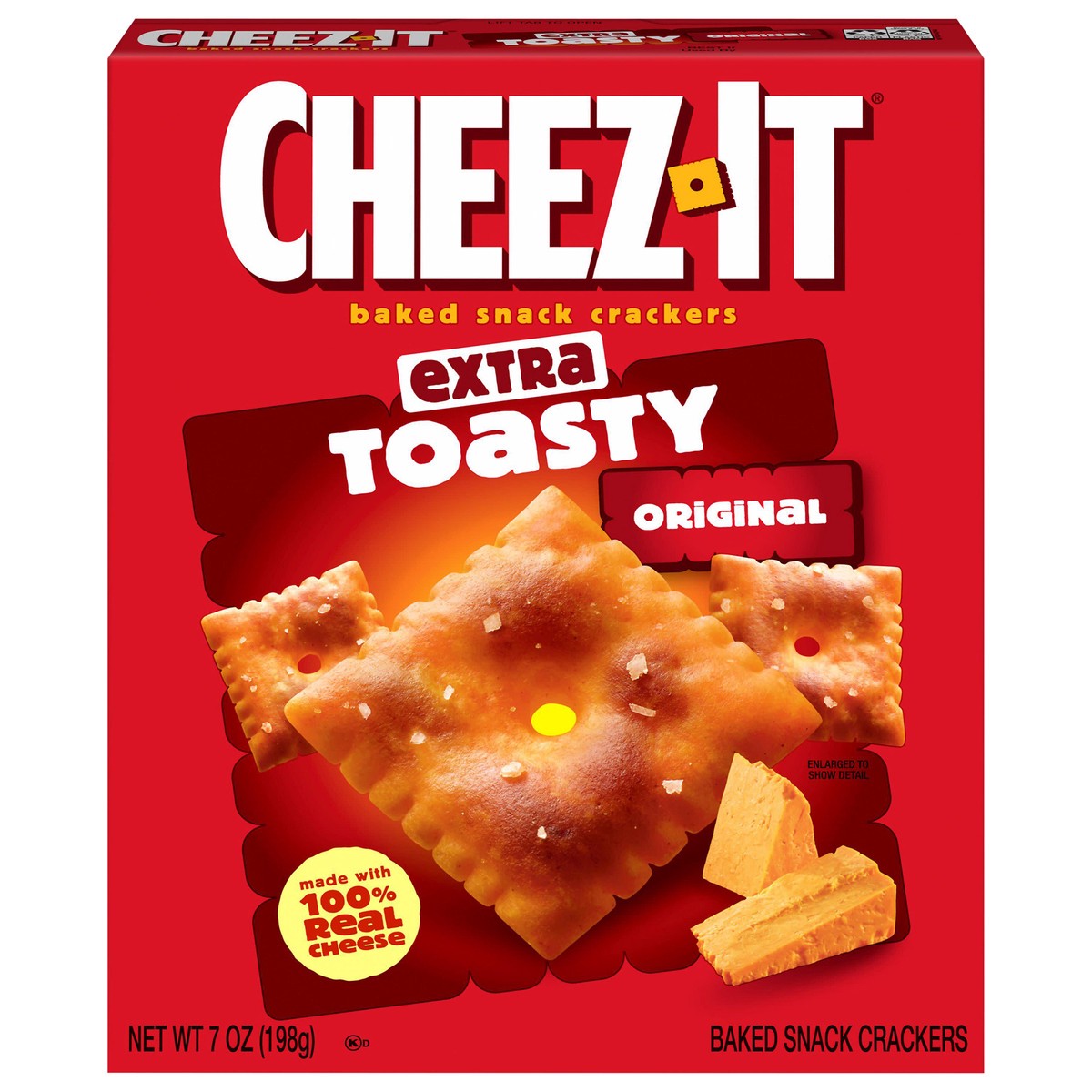 slide 1 of 14, Cheez-It Extra Toasty Cheese Crackers, 7 oz