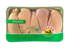 Miller Poultry Amish Organic Boneless Skinless Fresh Chicken Breast