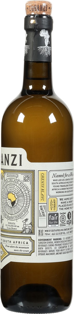 slide 5 of 13, Lubanzi Chenin Blanc, 750 ml