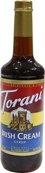 slide 1 of 1, Torani Irish Cream Syrup - 750 ml, 750 ml