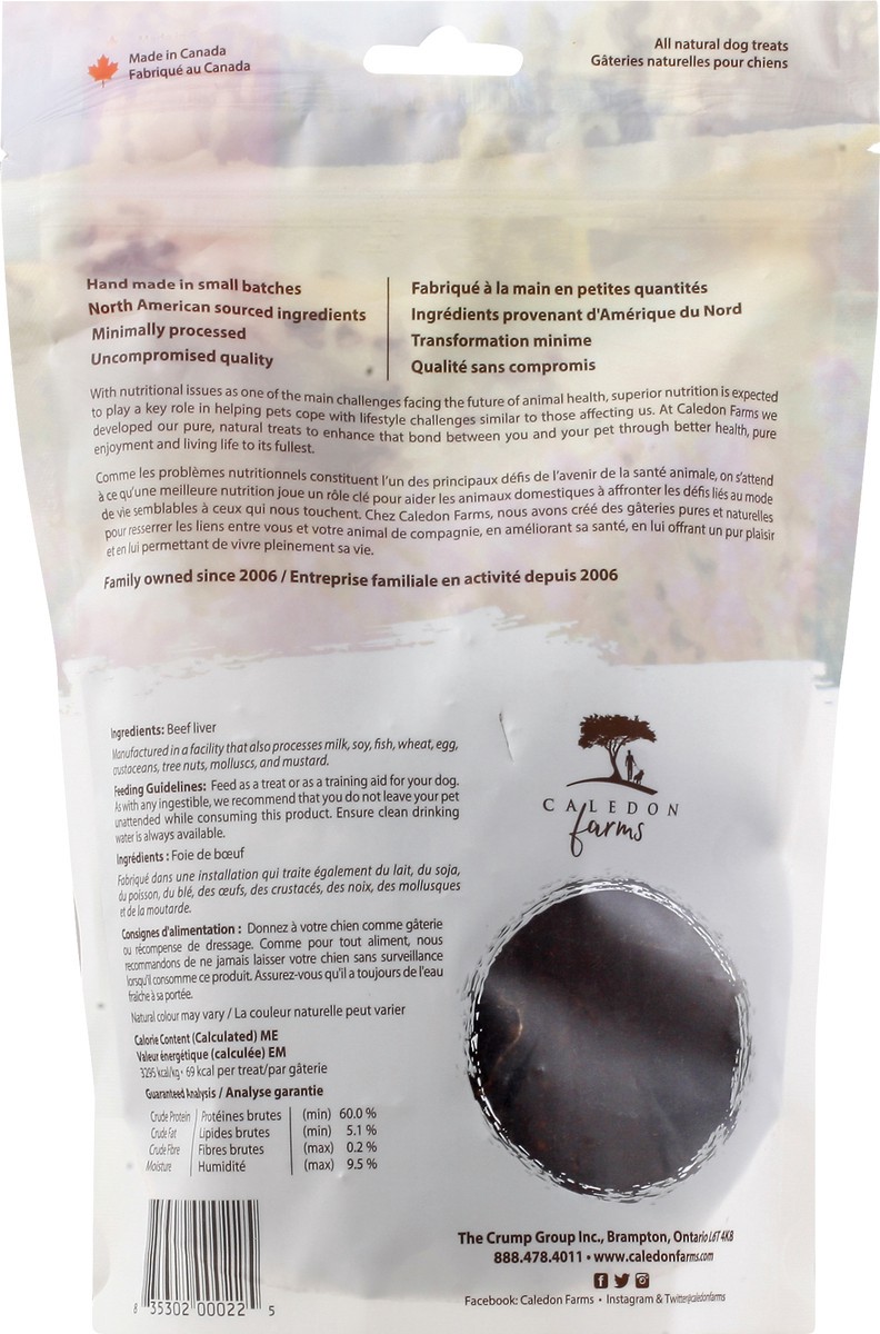 slide 9 of 9, Caledon Farms Baked Beef Liver Dog Treats 12 oz, 12 oz