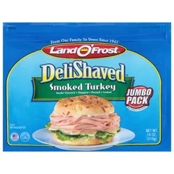 Land O' Frost DeliShaved Jumbo Pack Smoke Flavored Smoked Turkey Jumbo Pack 18 oz