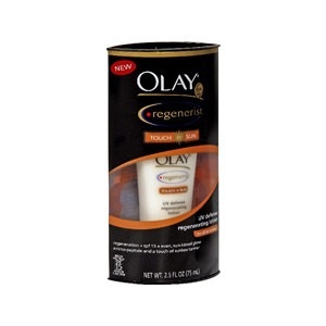 slide 1 of 1, Olay Regenerist Touch Of Sun Uv Defense Regenerating Lotion, 2.5 oz