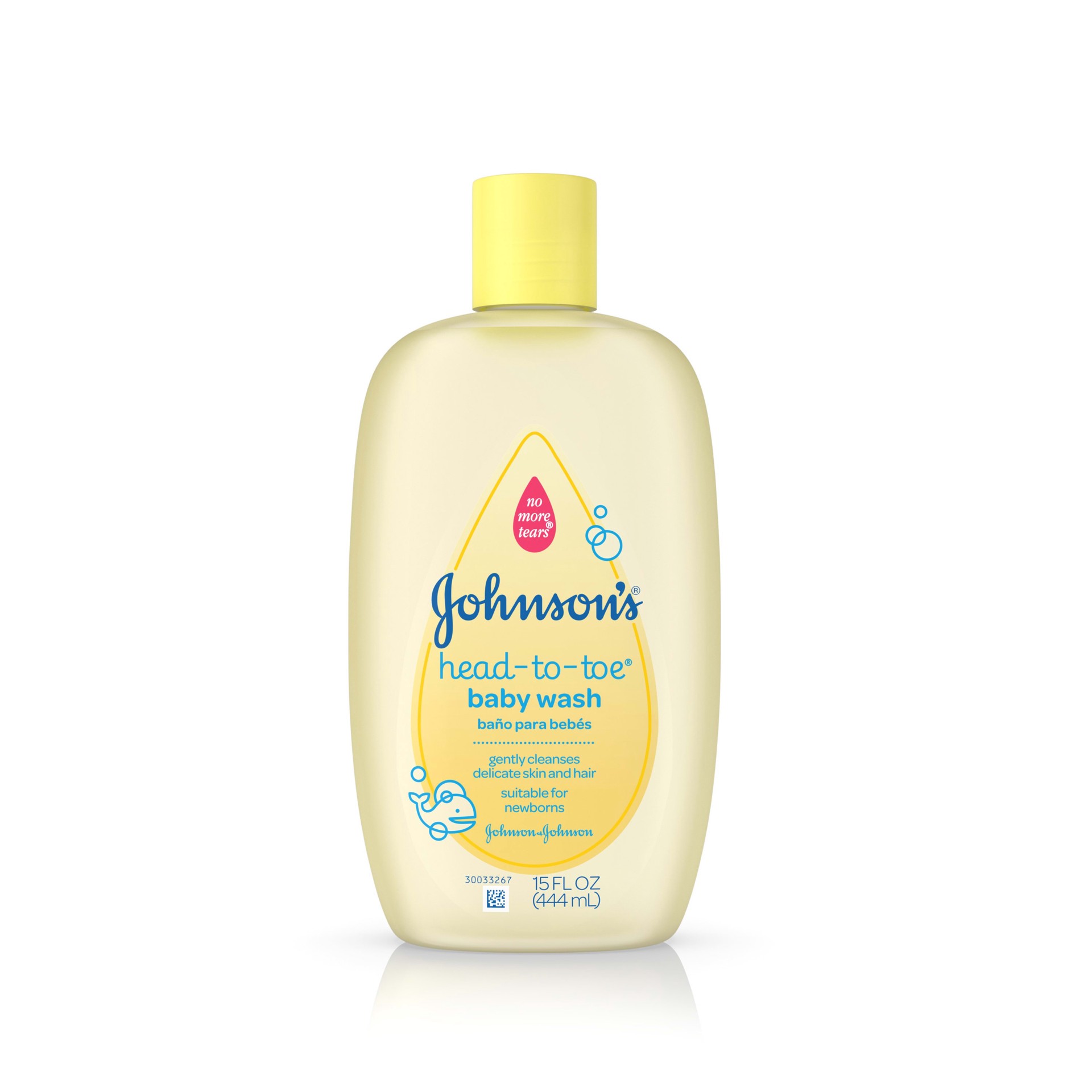 slide 1 of 6, Johnson's Head-To-Toe Baby Wash, Gentle Cleanser, 15 Fl. Oz., 15 fl oz