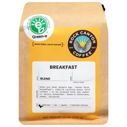 Rock Canyon Coffee Breakfast Blend Whole Bean Coffee