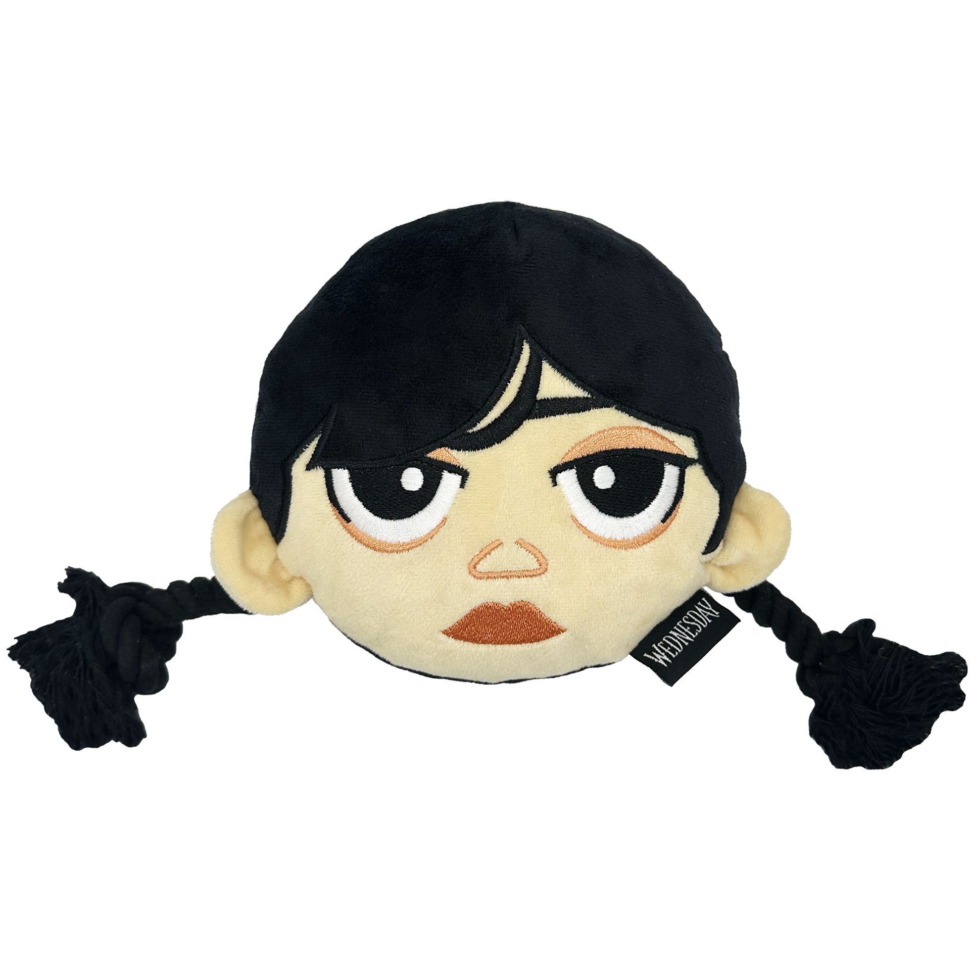 slide 1 of 1, GMason Wednesday Head with Rope Hair Dog Toy, 1 ct