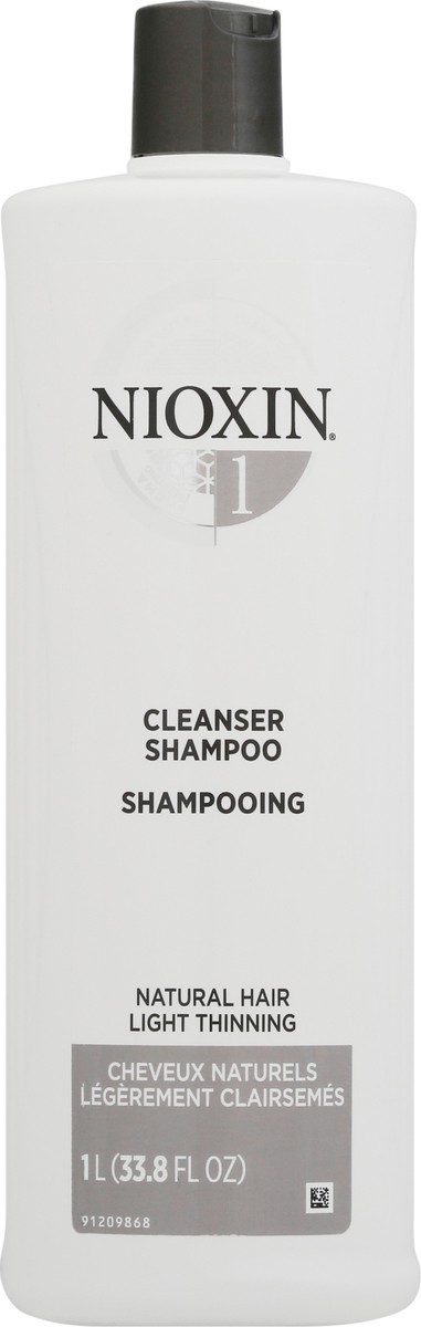 slide 4 of 12, Nioxin System 1 Cleanser Normal to Thin-Looking Shampoo, 1 l