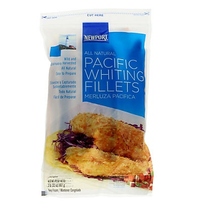 slide 1 of 1, Pacific Seafood All Natural Pacific Whiting Fillets, 2 lb