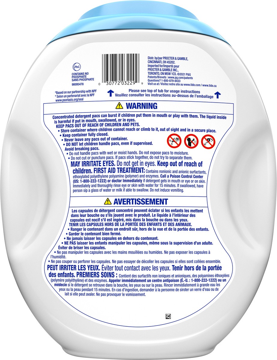 slide 2 of 4, Tide PODS Free and Gentle Laundry Detergent Soap Pacs, 112 ct, HE Compatible and Coldwater Clean, 112 ct