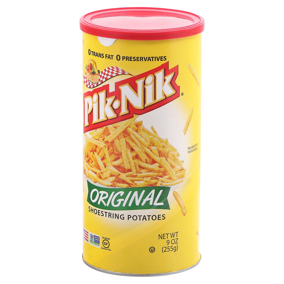 slide 7 of 12, Pik-Nik Shoestring Original Potatoes 9 oz, 9 oz