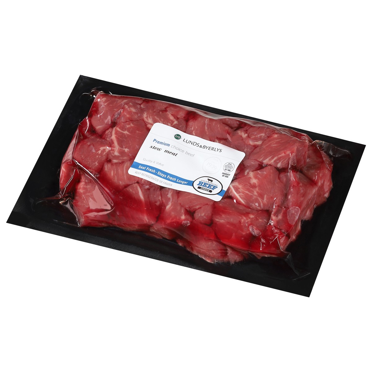 slide 3 of 9, Lunds & Byerlys Stew Meat Beef 1 ea, per lb