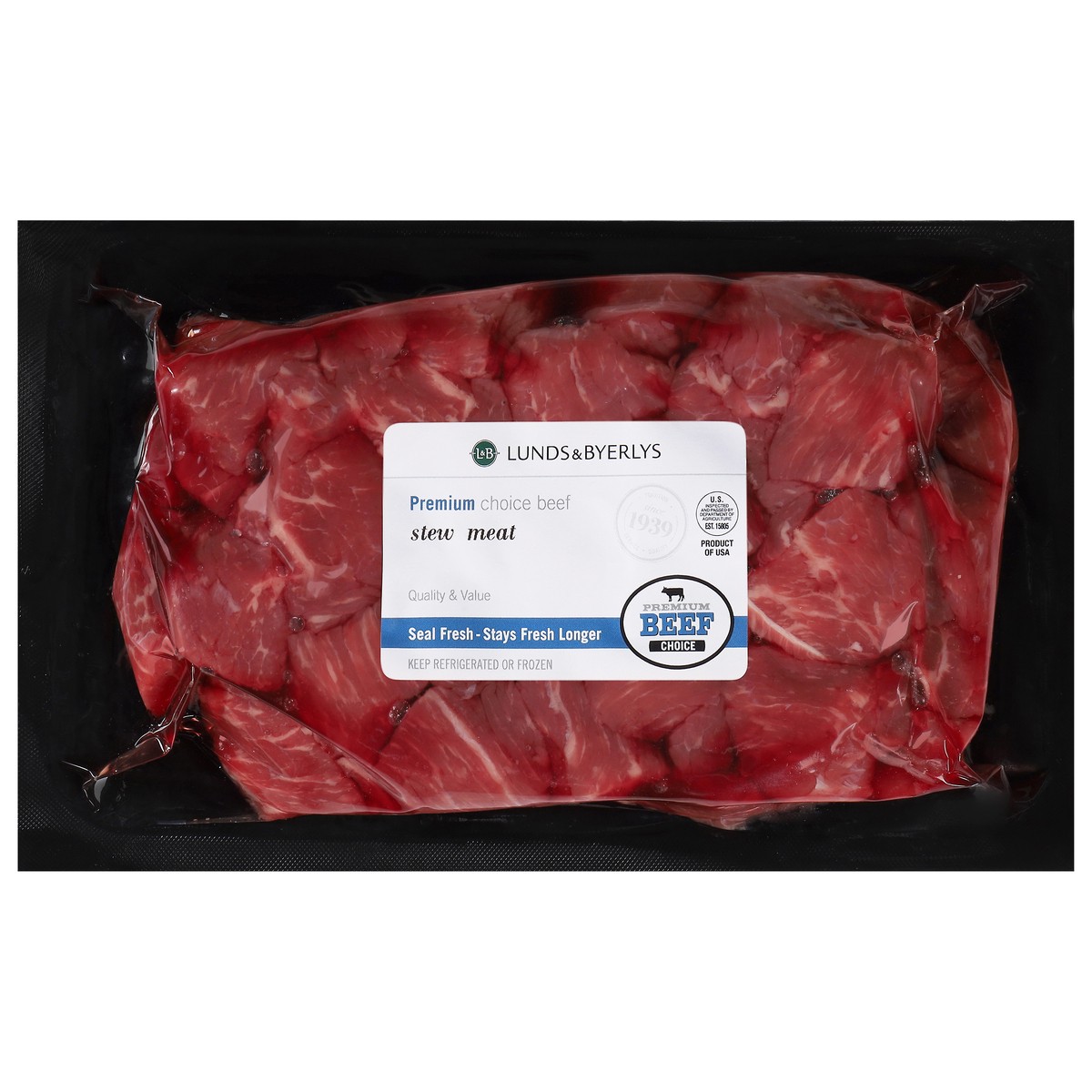 slide 1 of 9, Lunds & Byerlys Stew Meat Beef 1 ea, per lb