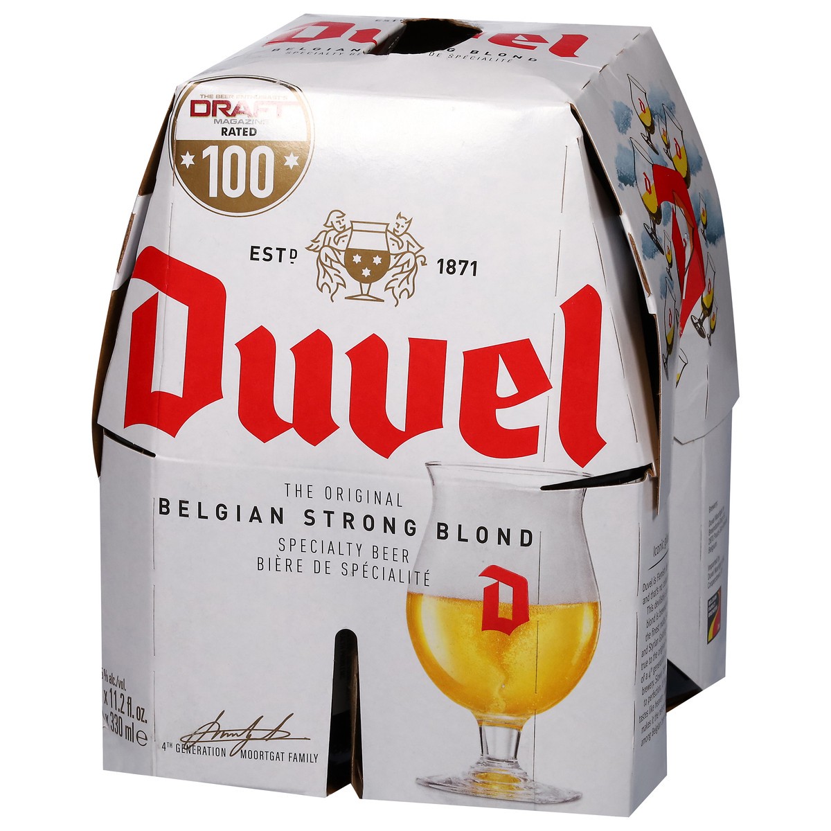 slide 2 of 11, Duvel Belgian Strong Blond Beer 4 - 11.2 fl oz Bottles, 4 ct; 11.2 oz