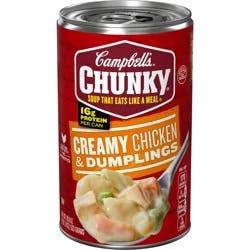 Campbell's Chunky Soup Creamy Chicken & Dumplings - 18.8 oz