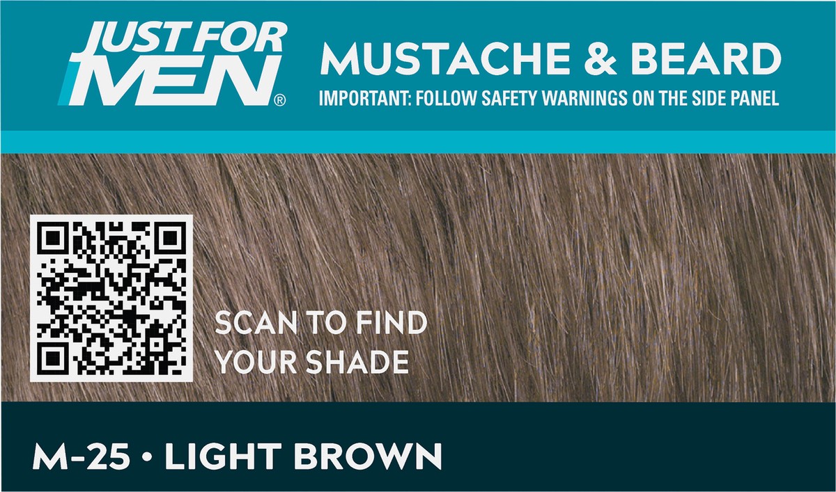 slide 6 of 7, Just for Men Light Brown Mens Beard Coloring, 1 ct