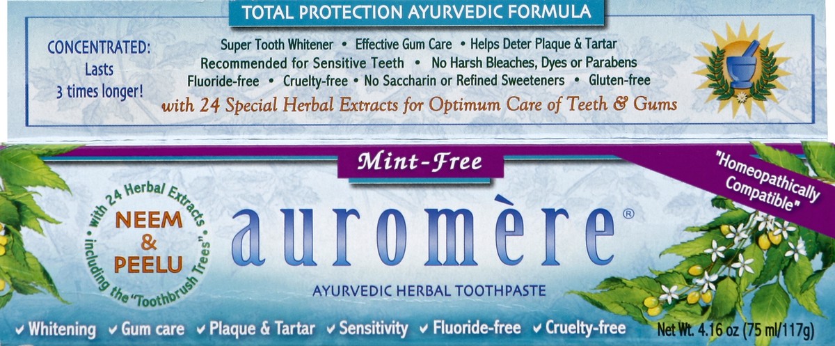 slide 1 of 5, Auromere Toothpaste 4.16 oz, 4.16 oz