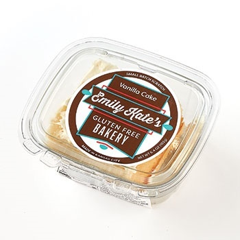 slide 1 of 1, Emily Kate's Gluten Free Cake Slice Vanilla, 6 oz