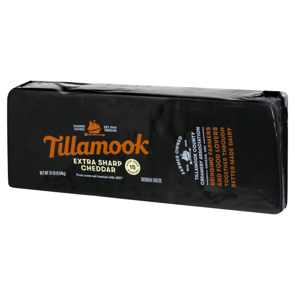 slide 1 of 1, Tillamook Special Reserve Extra Sharp Cheddar Cheese, per lb