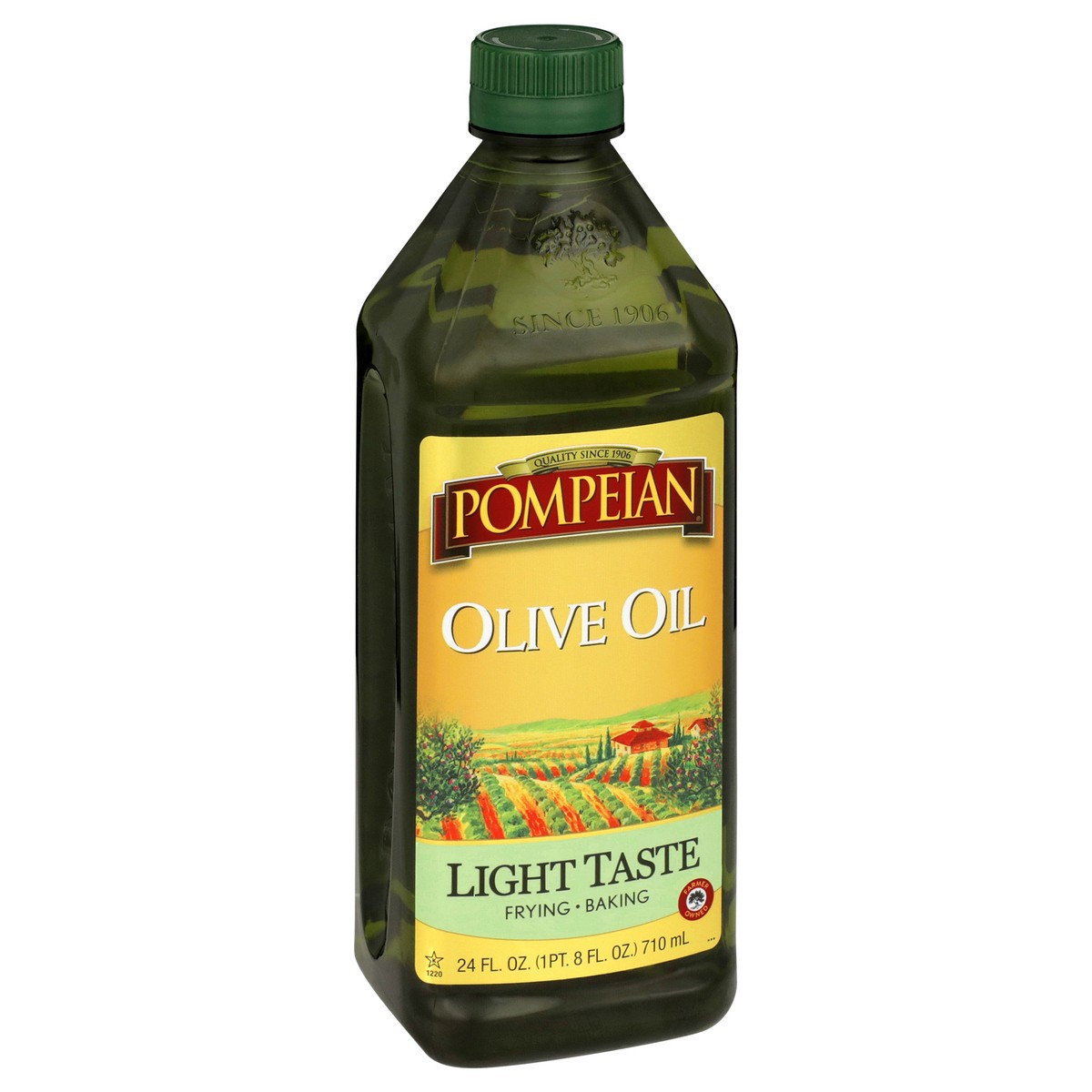 slide 3 of 9, Pompeian Extra Light Olive Oil, 24 oz