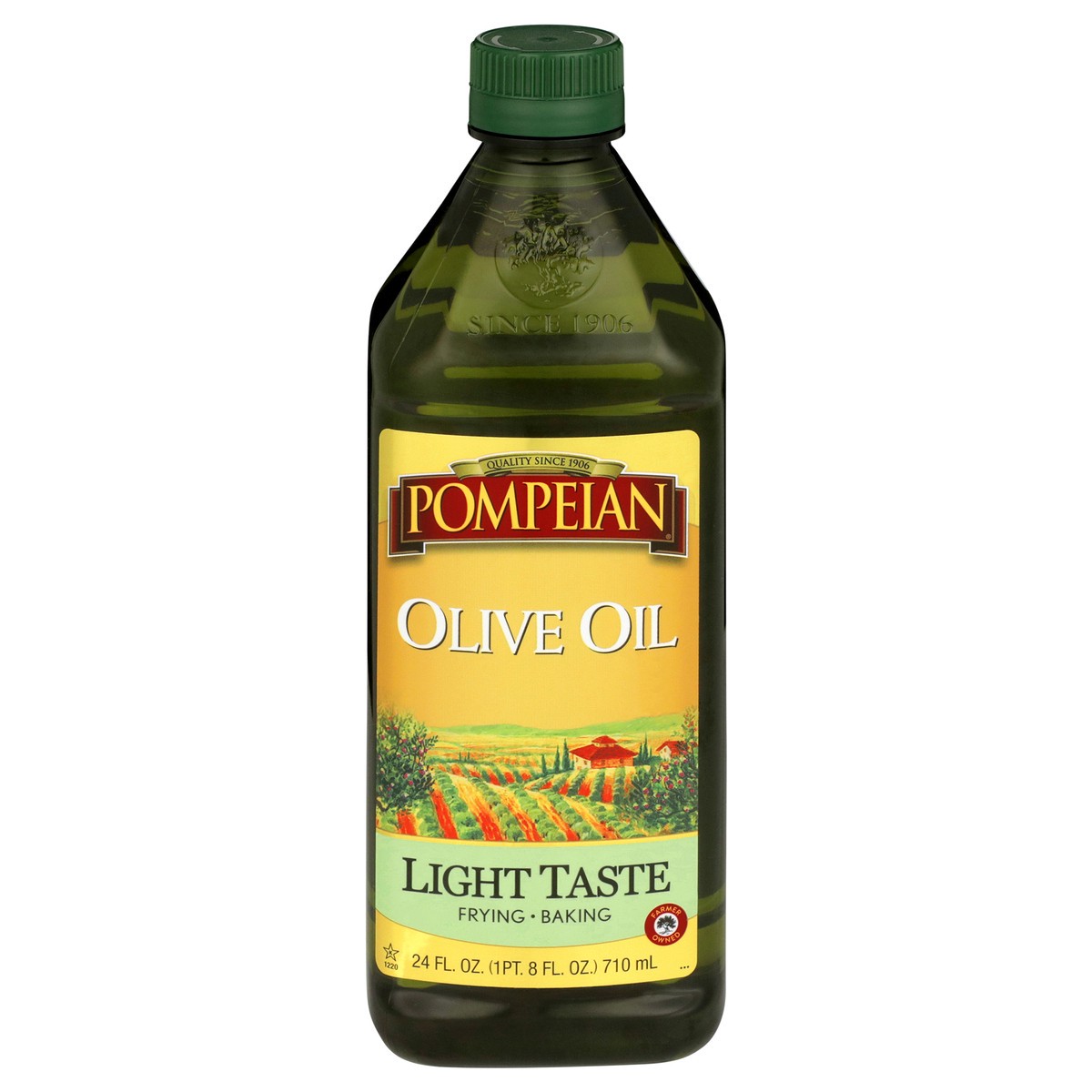 slide 1 of 9, Pompeian Extra Light Olive Oil, 24 oz