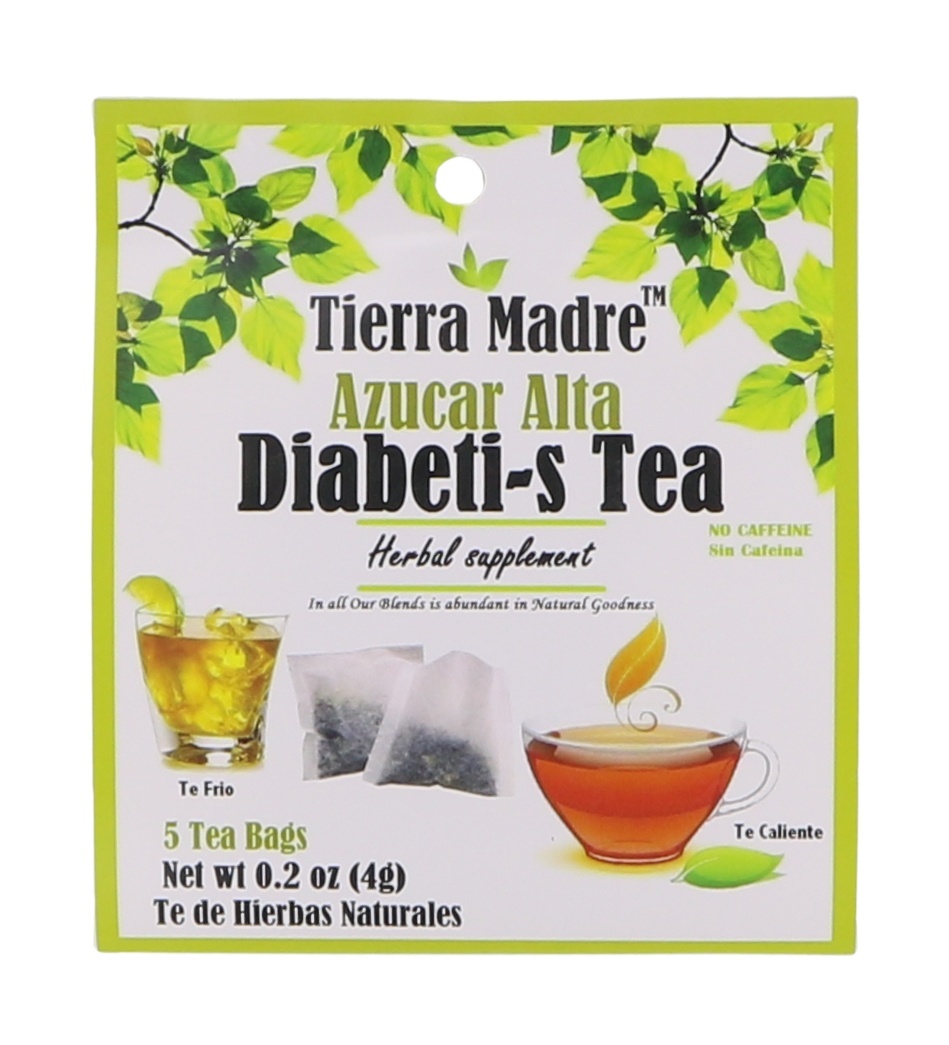 slide 1 of 1, Tierra Madre Diabeti-S Help Tea Bags - 0.02 oz, 0.02 oz