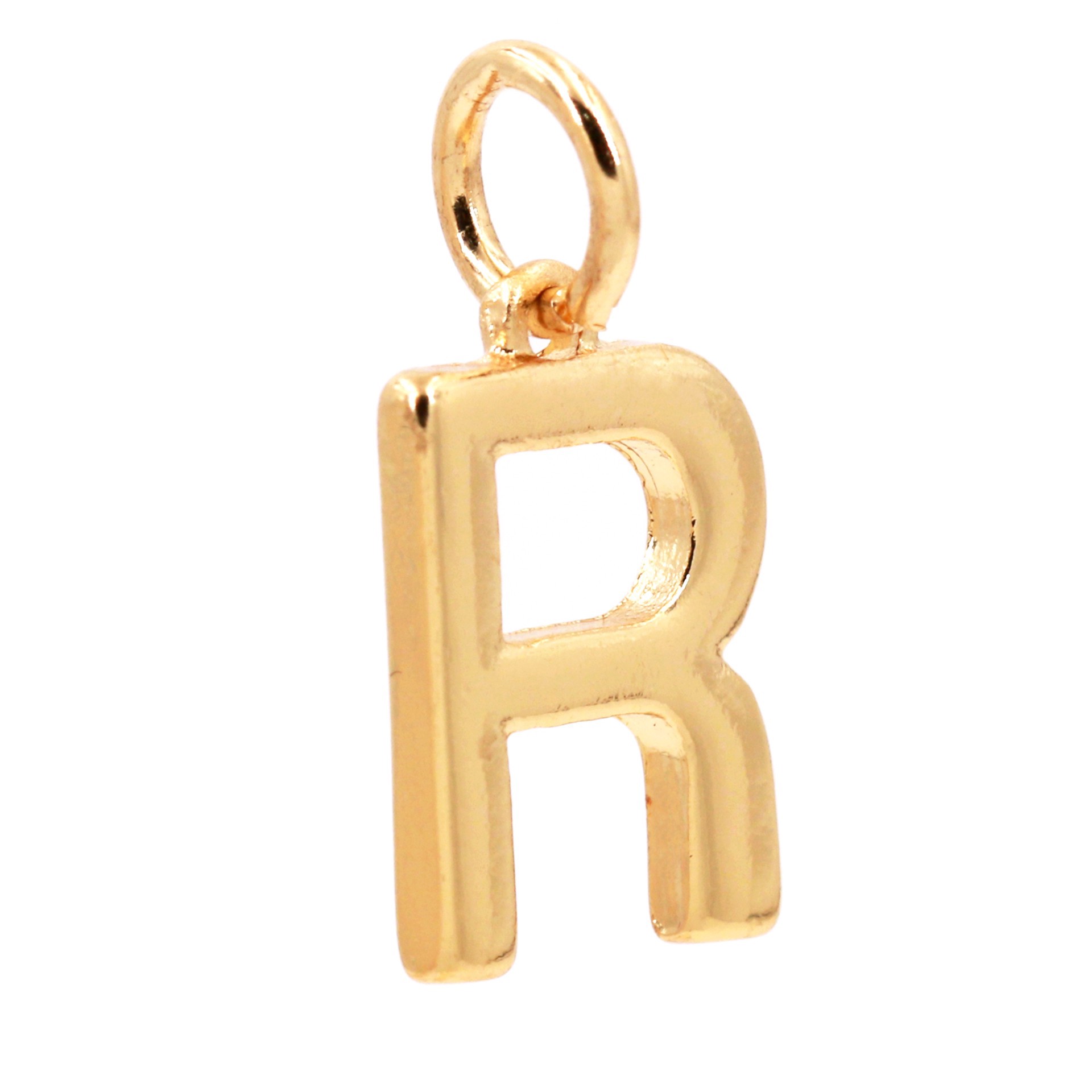 slide 2 of 4, 14k Gold Plated Letter Charm By Bead Landing, 0.75 in