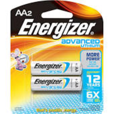 slide 1 of 3, Energizer Advanced Lithium AA Batteries, 2 ct