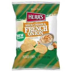 Herr's Sour Cream & French Onion Flavored Chips 7.75 oz