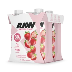 Raw Nutrition Tetra Strawberry Protein Shake, 4pk/11 fl oz