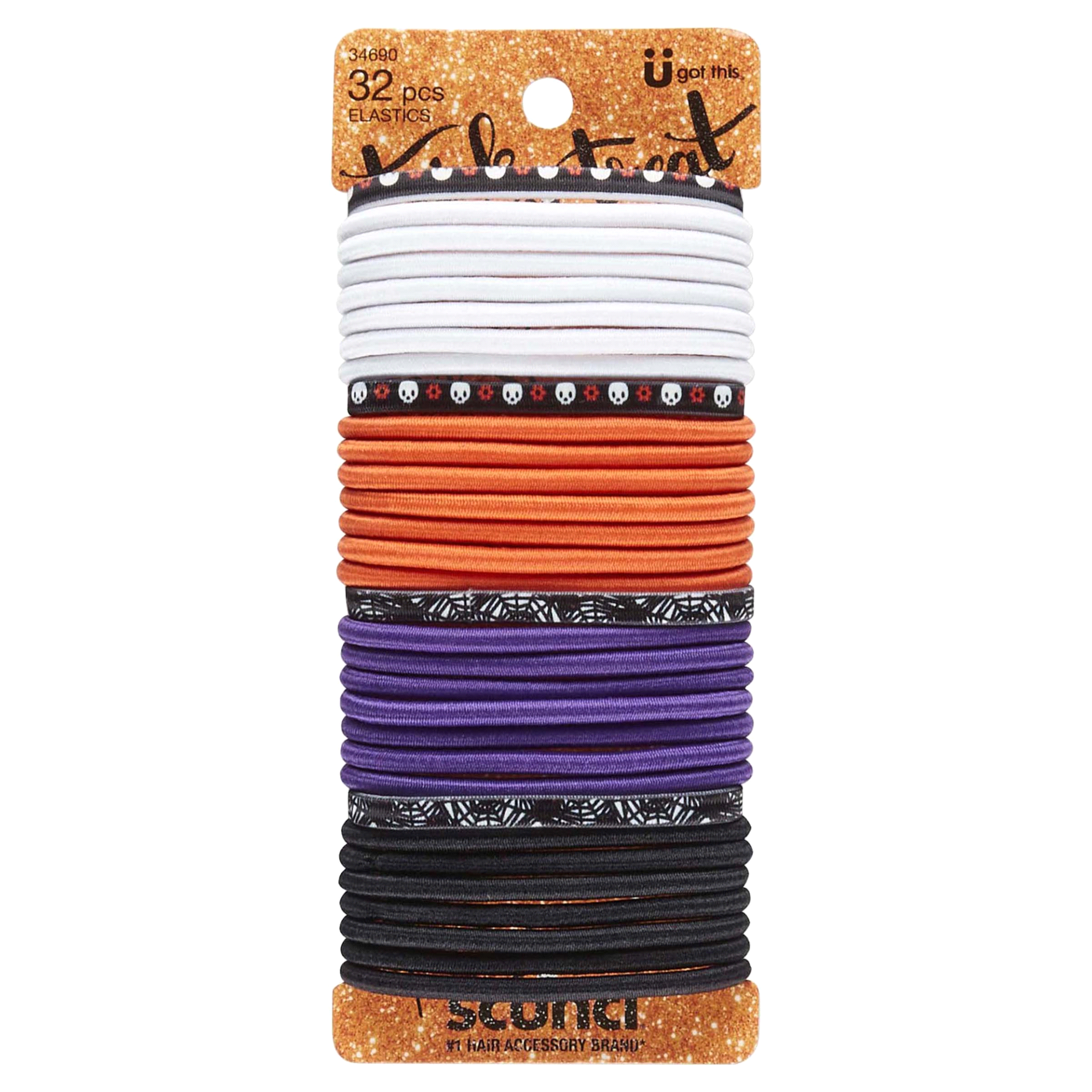 slide 1 of 1, scünci Scunci Halloween Elastics, 32 ct