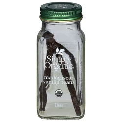 Simply Organic Madagascar Vanilla Beans 2 ea