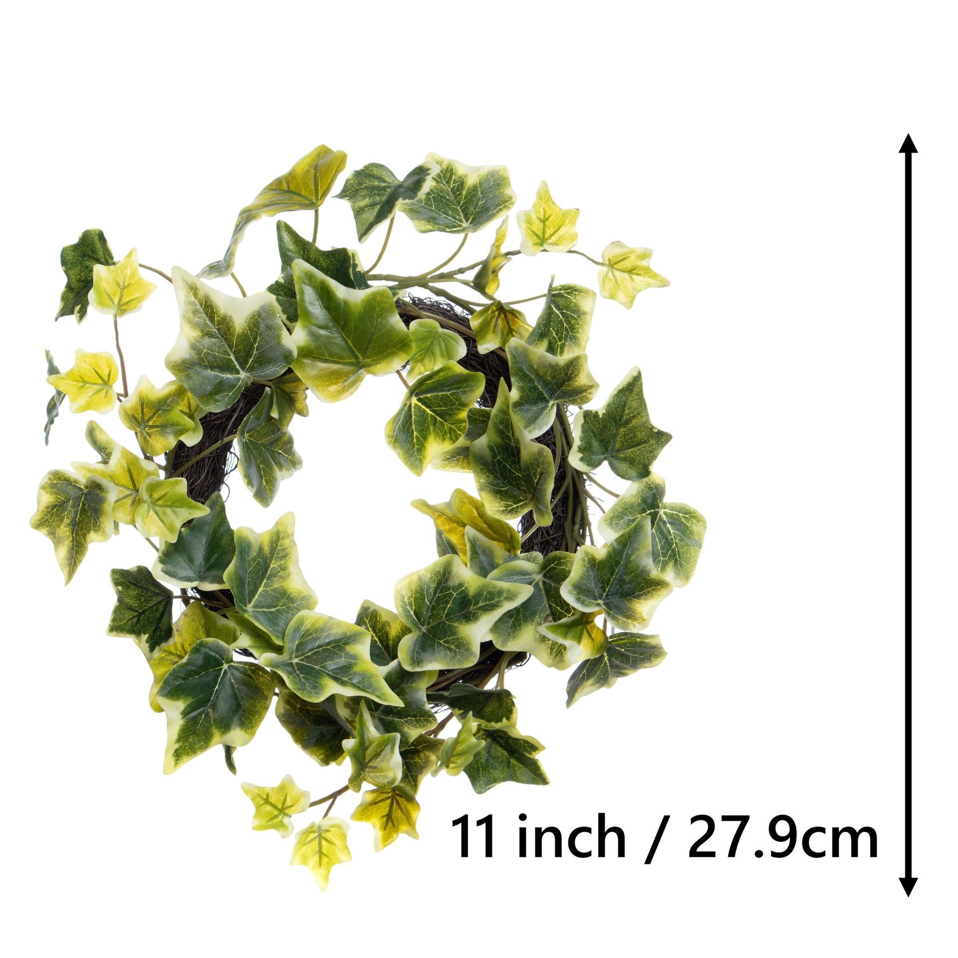 slide 2 of 3, 11" Mini Ivy Wreath By Ashland, 11 in